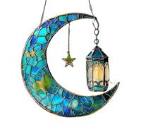 Décoration en forme de lune, attrape-soleil, disque en acrylique, utilisé pour vos fenêtres, murs, jardins, patios (E8)