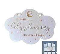 Décoration en forme de signe dormant - Panneau de sommeil de maternelle, outil de décoration au design simple pour poignée de porte, crèche, chambre d'enfant et porte d'entrée