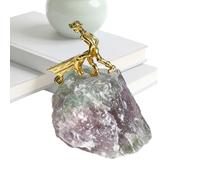 Décoration en Pierre Brute - Ornement de Collection minéral en | Statue de Mineur | pour Les Amateurs de Famille, Adultes, Hommes, Femmes, Maison, Bureau, intérieur, Anniversaire, Couloir