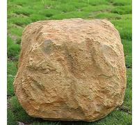 Décoration en pierre reconstituée à grande échelle, couvercles de regards dissimulés(Giallo,B 21.6 * 16.5 * 21.3in)