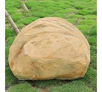 Décoration en pierre reconstituée à grande échelle, couvercles de regards dissimulés(Giallo,D 32.3 * 31.1 * 20.5in)