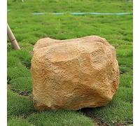 Décoration en pierre reconstituée à grande échelle, couvercles de regards dissimulés Intégré(Giallo,A 13.8 * 13.8 * 19.7in)