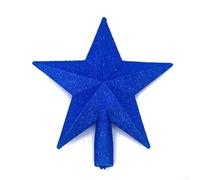 Décoration en plastique pour sapin de Noël et fêtes de fin d'année - 15,2 cm - Bleu