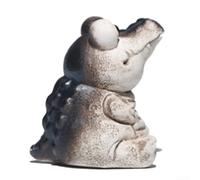 Décoration en résine faite à la main en forme de crocodile pour cérémonie du thé, utilisation avec pratique traditionnelle du versement (A)