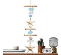 Décoration en verre de mer - Pendentif décoratif en verre à suspendre pour espaces intérieurs, breloque d'arbre avec attrait côtier, décoration d'intérieur, décoration d'intérieur et d'extérieur pour