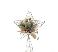Décoration esthétique et élégante en forme d'étoile pour ajouter du charme à vos célébrations festives (pomme de pine)