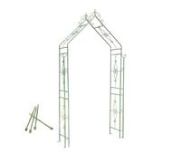 Décoration et Embellissement de Jardin, tonnelle en métal for Arches extérieures, entrée décorative for allée, for terrasse en pelouse(Green)