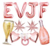 Decoration EVJF, Ballon EVJF, Bride To Be Decoration, Ballon Bride Rose Gold Accessoires pour Enterrement de Vie de Jeune Fille, Hen Bachelorette Party