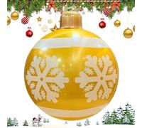 Décoration Extérieure Gonflable De Noël - 66 X 48 Cm en PVC À L'extérieur Décorations Gonflables | 24 Pouces De Grande Balle Imperméable pour Le Parc, Le Jardin, l'arbre, Le Toit, La Cour, Les