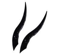 Décoration extérieure pour toit de voiture - Cornes de dragon pour voitures, 2 pièces pour modification Halloween SUV Berline Cortège de mariage fête de route