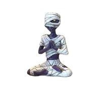 Décoration extérieure unique en forme de tête de mort pour Halloween - Ajoutez une touche terrifiante à votre maison ou votre entreprise - Artisanat en résine - Décoration d'Halloween pour maman et