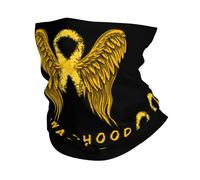 Décoration Faciale Aile De Ruban De Sensibilisation À L'Enfance Couvre-Chef Durable Écharpe Anti-UV Balaclava pour Cyclisme Jogging Randonnée 25X50CM