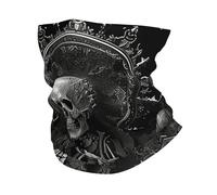 Décoration faciale Crâne Squelette Sombre l Satan Grim Reaper Noir Élastique Bandeau Magique Multi-Usage Echarpe Gaiter pour Adulte Vélo 26X30cm