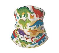 Décoration Faciale Dessin Animé De Dinosaure Multifonctionnel Protection du Visage Élastique Cache-Col pour Vélo Moto Sports