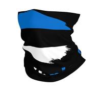 Décoration Faciale Texte Amusant sur Le Drapeau De L'Estonie Echarpe Tête Pirate sans Soudure Bande De Cheveux pour Jogging, Yoga, Ski
