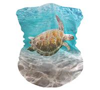 Décoration Faciale Tortue Imbriquée sous-Marine Balaclava Respirant Cache Cou Vent Poussière Preuve Couvre-Chef pour Course À Pied Randonnée Extérieur