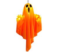 Décoration fantôme d'halloween - Accessoire Lumineux Suspendu, fantôme Volant à LED | animé Effrayant avec positionnement réglable, décoration effrayante pour entrée, Plafond, reci