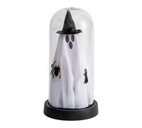 Décoration fantôme d'Halloween | Fantôme lumineux effrayant dans une cloche en verre pour chambre à coucher - Accessoires de maison hantée effrayants pour festival, cuisine, cheminées, tables de salle