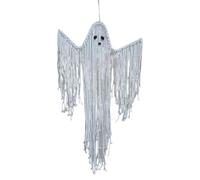 Décoration fantôme en noué, large application, art mural vintage d'Halloween, ambiance saisonnière effrayante pour la maison, la table, la porte, l'arbre, la fenêtre, le porche et la