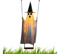 Décoration fantôme Halloween oscillant 1,8 m Imperméable Effrayant Hauteur