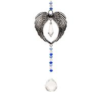 Décoration Feng Shui : Ailes d'ange et boule de cristal -- 22 cm