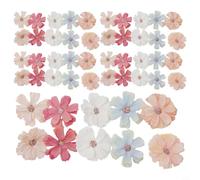Décoration Festive Fleurs pour Sapin de Noël(50PCS) | Lot de 10 unités, taille 12.5cm, pour idéal pour sapins, design éclatant, pour facile à suspendre