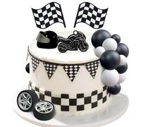 décoration fête cross engin deux roues déco gâteau pilote anniversaire baby shower bébé