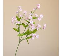 Décoration florale artificielle en soie Forget Me Nots, conçue pour une utilisation en intérieur dans les vases, les centres de table et divers paramètres de décoration d'intérieur (rose)