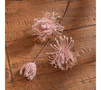 Décoration florale Leucospermum nécessitant peu d'entretien pour les maisons modernes avec des détails réalistes conçus pour ressembler à des fleurs fraîches dans n'importe quel vase ou présentoir