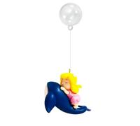 Décoration flottante d'aquarium | Charmant aquarium petite décoration sous-marine | Accessoires aquarium Playmate poisson dessin animé, jouets Betta avec pendentif flottant