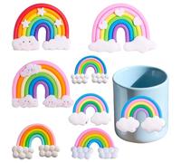 décoration gâteau arc en ciel projet diy artisanat ornements accessoires licorne pastel anniversaire baby shower fête