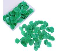 Decoration Gateau Comestible, 100 Pièces Cake Topper Gluant Papier de Riz Décoratif en Forme de Feuilles Gâteau en Papier Comestibles Cupcake Toppers pour Décoration De Gâteau D'anniversaire