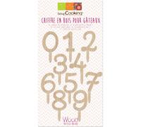 Décoration Gâteau Scrapcooking Bois 0 A 9