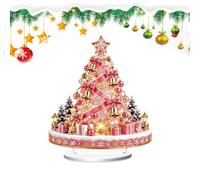 Décoration Grande Roue Thème Noël Pièce maîtresse de table en acrylique 2D | Statuette Grande Roue pour Bureau Pour Bureau Bibliothèque Vitrine de Boutique et Table à Manger 3
