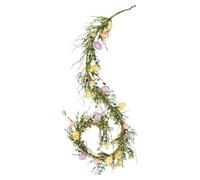 Décoration Guirlande de Pâques | Couronne d'oeuf artificielle de Pâques de 180 cm pour la décoration de la maison - Ornement de guirlande d'accentuation de maison avec décoration murale et fenêtre |