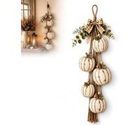 Décoration Halloween à Suspendre, Verticale pour Porte et Mur Étroit，A | Décoration Halloween À Suspendre, Design Vertical Porte Et Mur, Fantômes, Citrouilles, Styles Rustique Et Bord De Mer
