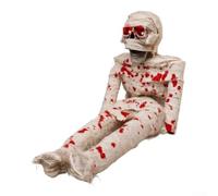 Décoration Halloween Interactive pour réponse Vocale 82cm Décoration | Matériau PP pour durable, couleur blanche, finition lisse, résistant chocs, usage pour intérieur extérieur