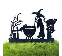 Décoration Halloween Panneau Fantôme Ornement en fer inoxydable résistant