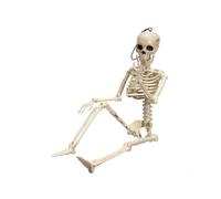 Décoration halloween squelette humain - T'CHOUPIN - suspendu horreur/ fêtes halloween accessoires en plastique 40 x 10 cm