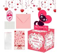 Décoration interactive pour la Saint-Valentin, cadeau de Saint-Valentin en espèces | Pour maison, vacances, événements, fêtes, festivals, célébrations, petite amie, épouse