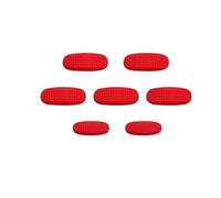 Decoration Interieur Voiture Autocollant Bouton Sortie Climatisation Pour Console Centrale Pour Benz B Pour GLA Pour GLB Pour CLA W177 W247 H247 Intérieur Accessoires(Red)