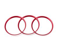 Décoration Intérieur Voiture Compatible Avec Mazda Pour 2 Pour MX-5 CX-3 Garniture De Sortie D’Aération Climatisation Décoration Intérieure Auto(Red)