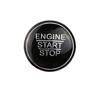 Décoration Intérieur Voiture Compatible Avec Toyota Pour Camry Pour Corolla Bouton Démarrage Moteur Arrêt Autocollant Cache Couvercle Autocollant Accessoires Auto(Black)