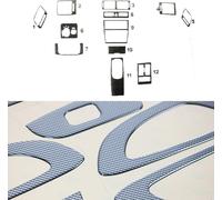 Décoration intérieure Cockpit pour Audi A6 4B 1997-2001 Carbon Optik 22 pcs