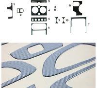 Décoration intérieure Cockpit pour Citroen Berlingo 2003-2008 Carbon Optik 11pcs