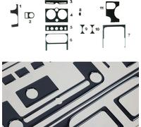Décoration intérieure Cockpit pour Citroen Berlingo 2003-2008 Piano Noir Optique 11pcs