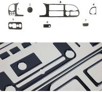 Décoration intérieure Cockpit pour Ford Transit 1997-2000 Piano Noir Optique 8pcs