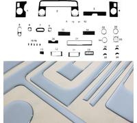 Décoration intérieure Cockpit pour Opel Movano 2002-2010 Aluminium Optik 33tlg