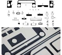 Décoration intérieure Cockpit pour Opel Movano 2002-2010 Piano Noir Optique 33pcs