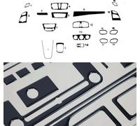 Décoration intérieure Cockpit pour Renault Megane 3 2008-2016 Piano Black Optik 18pcs